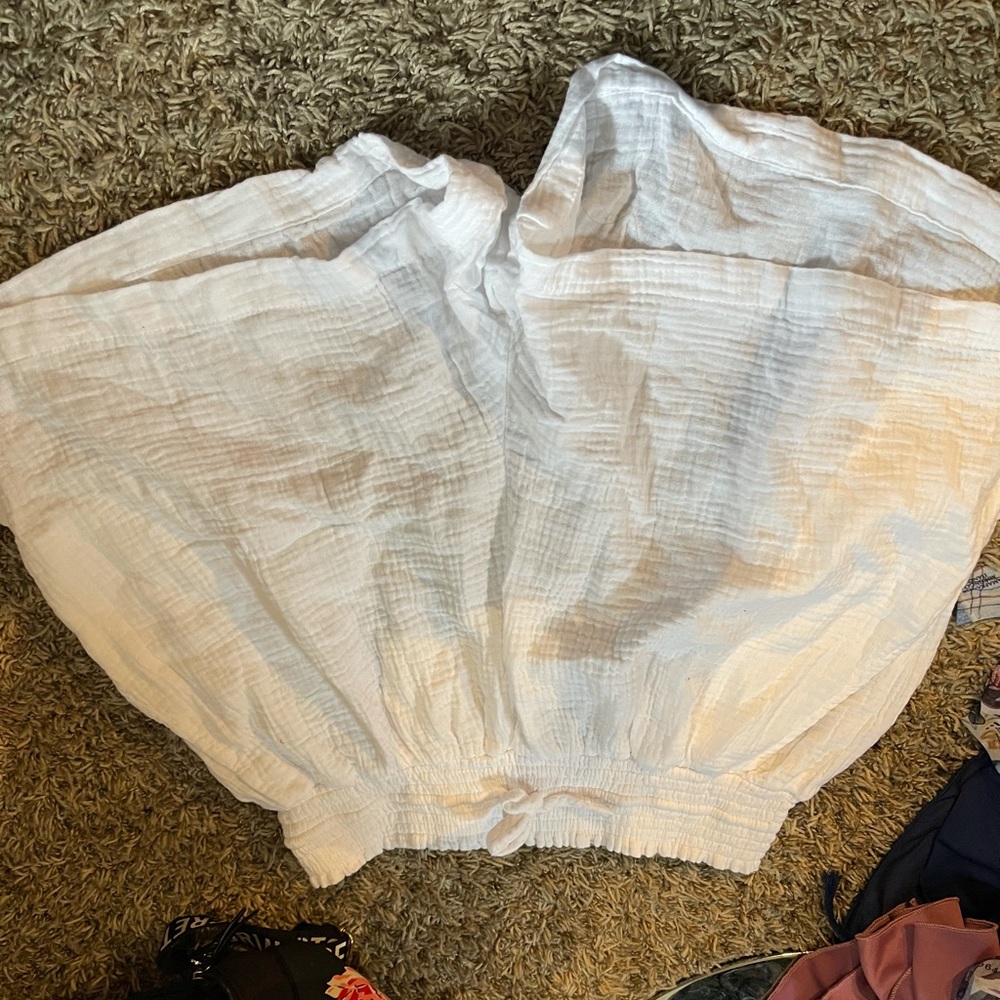 white shorts